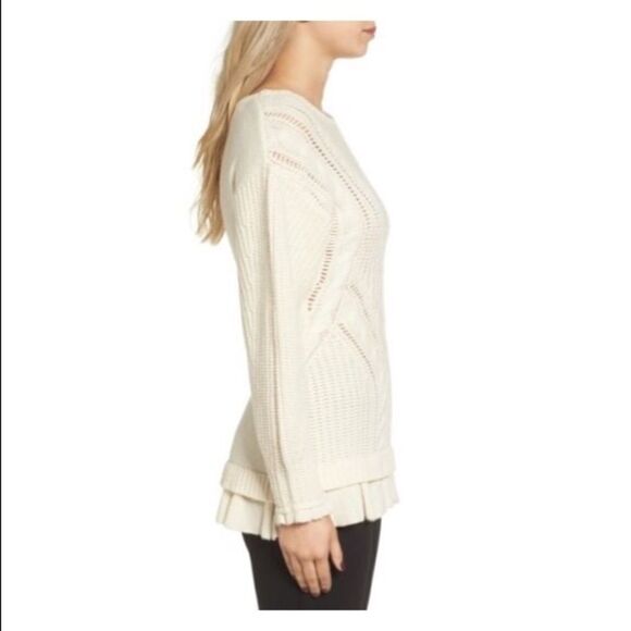 Nwt-Olivia Palermo+Cheasea28 Wool+Cashmere Sweater - Picture 3 of 8
